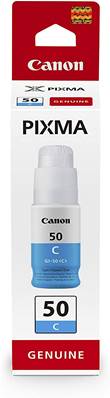 Bouteille d'encre Canon GI-50C - Cyan - 3403C001