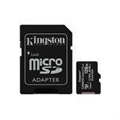 Mémoire Micro SDCard XC - Kingston - 128 Go - 80 Mo - Canvas