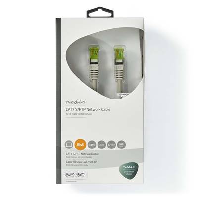 Cable Reseau RJ45 - S/FTP - 3 m - CAT 7 - Gris - CCBW85420GY30