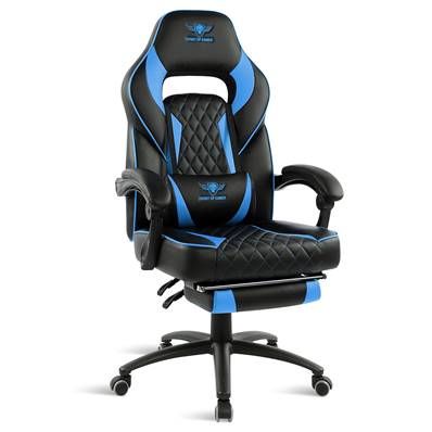 Fauteuil pour gamer - Spirit of Gamer - SOG MUSTANG - Noir et Bleu ( Black and Blue )