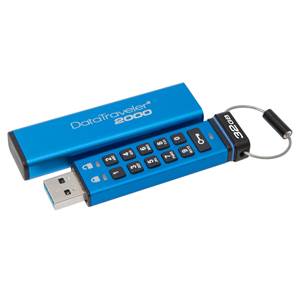 Clé Mémoire Kingston - 16Go - Clé USB Sécurisé avec Clavier et Cryptage