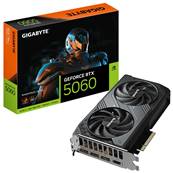 PCI-E16X , GIGABYTE , Nvidia GEFORCE RTX5060 - 8Go - WINDFORCE OC 8GD