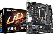 Carte Mère GIGABYTE H610M-H DDR4 - Socket 1700 - pour CPU Intel 12ème Génération