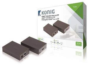 Prolongateur HDMI - émetteur HDMI vers récepteur - HDMI par câble - CAT56, jusqu'a 50m