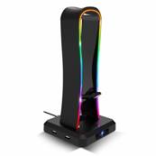 Support de casque RGB avec 4 HUB USB - Spirit of Gamer