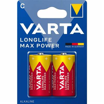 PILE VARTA LR14 X2 - LONGLIFE MAXPOWER