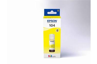 Bouteille d'encre EPSON ECOTANK 104 - Jaune - C13T00P440