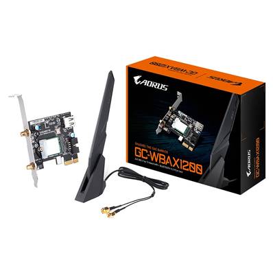 Carte Wifi PCI-E - GIGABYTE - GC-WBAX1200 - Wifi 6E - Bluetooth 5.2 - AX Triple Bande