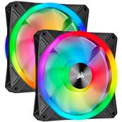 Pack de 2 Ventilateur 14 cm - CORSAIR - QL140 RGB - LED - NOIR ( CO-9050100-WW )