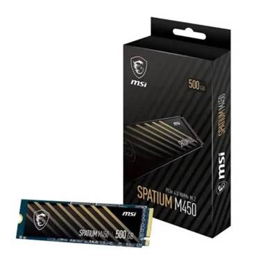 Disque Dur SSD MSI - SPATIUM M450 - 500Go - Format M.2 - PCIe 4.0 NVMe