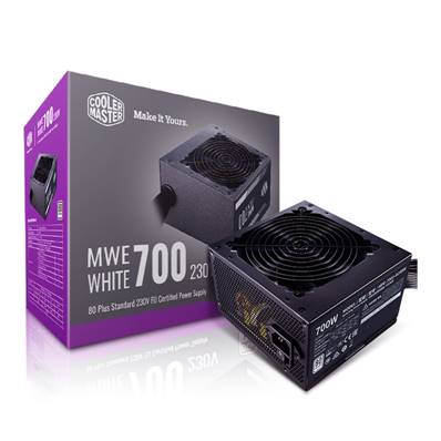 Alimentation - COOLER MASTER - MWE WHITE 700W V2 - 80 PLUS