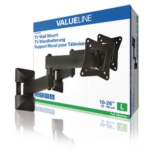 Support Mural Orientable pour LCD jusqu'à 26" - Value Line - VLM-SFM30