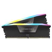 DDR5 - CORSAIR - 32Go ( 2 x 16Go ) - 6000MHz - VENGEANCE RGB - NOIR