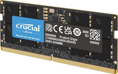 DDR5 - CRUCIAL - 32Go - 5600MHz - SODIMM