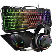 Pack Clavier + Souris + Tapis + Casque - Spirit of Gamer - PRO-MKH5