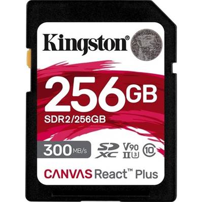 Mémoire Micro SDCard HC - Kingston - 256 Go - Vitesse UHS-II - Canvas React Plus