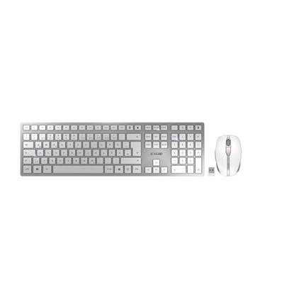 Pack Clavier + Souris Wireless CHERRY DW 9000 SLIM - Couleur Silver
