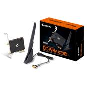 Carte Réseau Wifi PCI Express - GIGABYTE - GC-WBAX210 - Wi-Fi 6E 2400 Mbps + Bluetooth 5.2