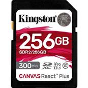 Mémoire Micro SDCard HC - Kingston - 256 Go - Vitesse UHS-II - Canvas React Plus