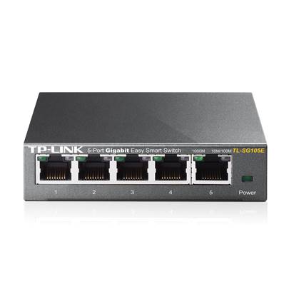 Switch - TPLINK - 5 Ports - TL-SG105E - 10/100/1000Mbits - Gigabits